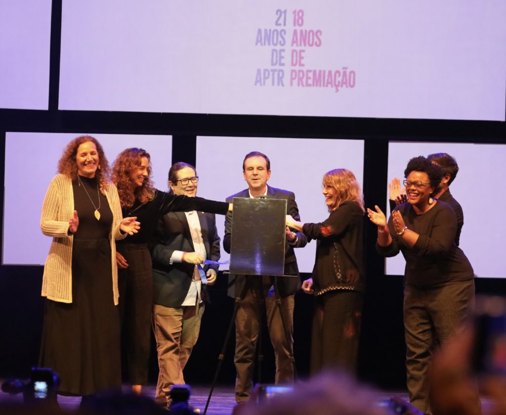 Reinauguração do Teatro Carlos Gomes. 