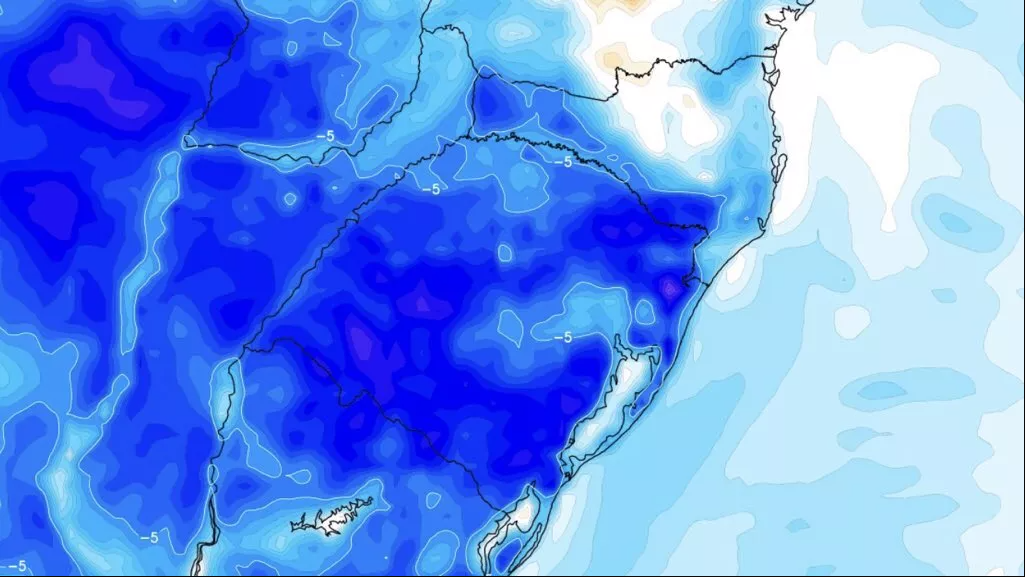 Inmet Alerta para Geadas no Sul e Sudeste nesta Quinta-feira