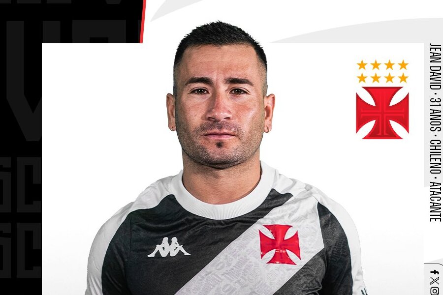 Jean Meneses no Vasco (Foto: Divulgação/Vasco)