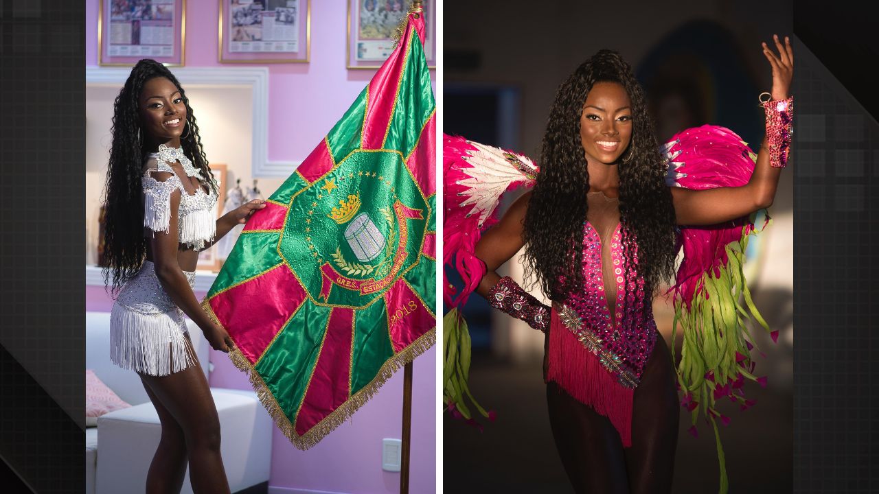 Bruna Menezes é a nova musa da Estação Primeira de Mangueira