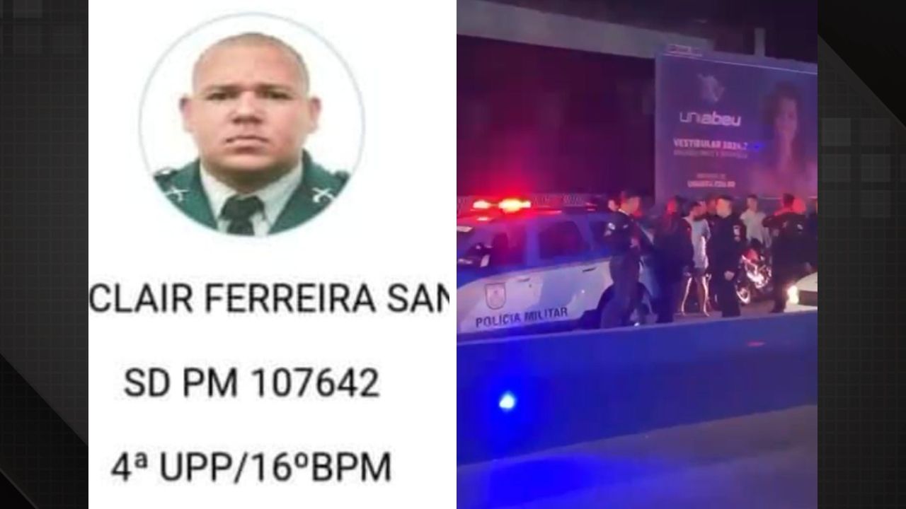 Policial Saint Clair Ferreira dos Santos foi morto a tiros na Baixada Fluminense.