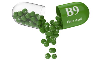 Vitamina B9 pode reduzir o risco de câncer de intestino em até 7%