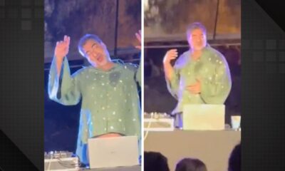 Performance de Zeca Camargo como DJ em festa viraliza