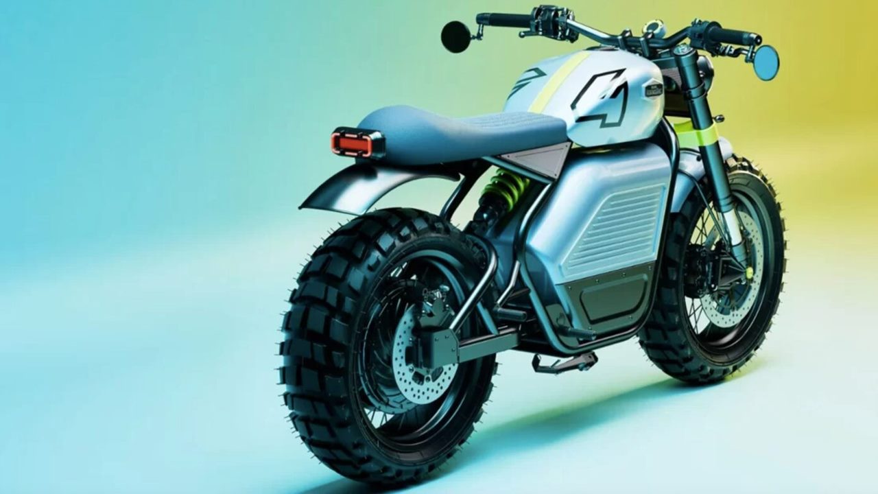 Novidade: Renault apresenta sua primeira moto Scrambler elétrica