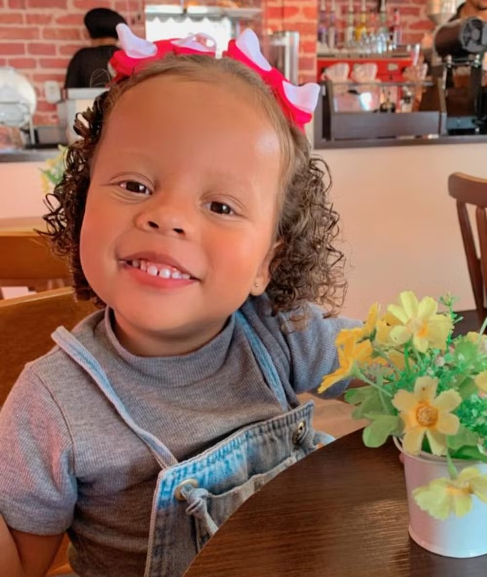 Estela, de apenas 3 anos de idade. Foto: Reprodução