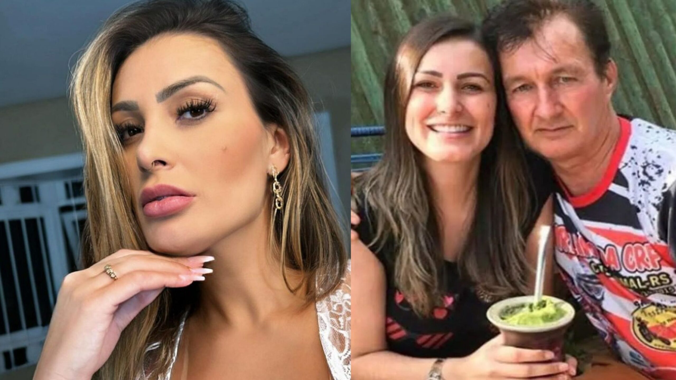 Andressa Urach e Carlos Urach - Reprodução Instagram