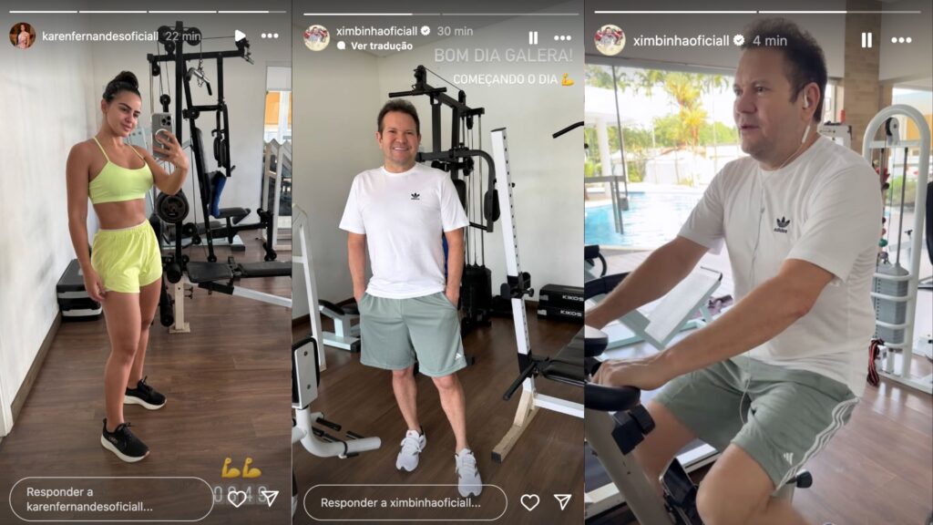 Karen Fernandes e Ximbinha - Reprodução Instagram