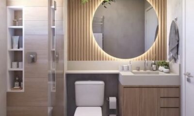 Banheiro pequeno, mas super estiloso! Truques para um espaço funcional