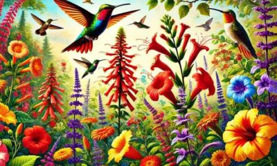 As flores favoritas dos beija-flores e o que há de tão especial nelas