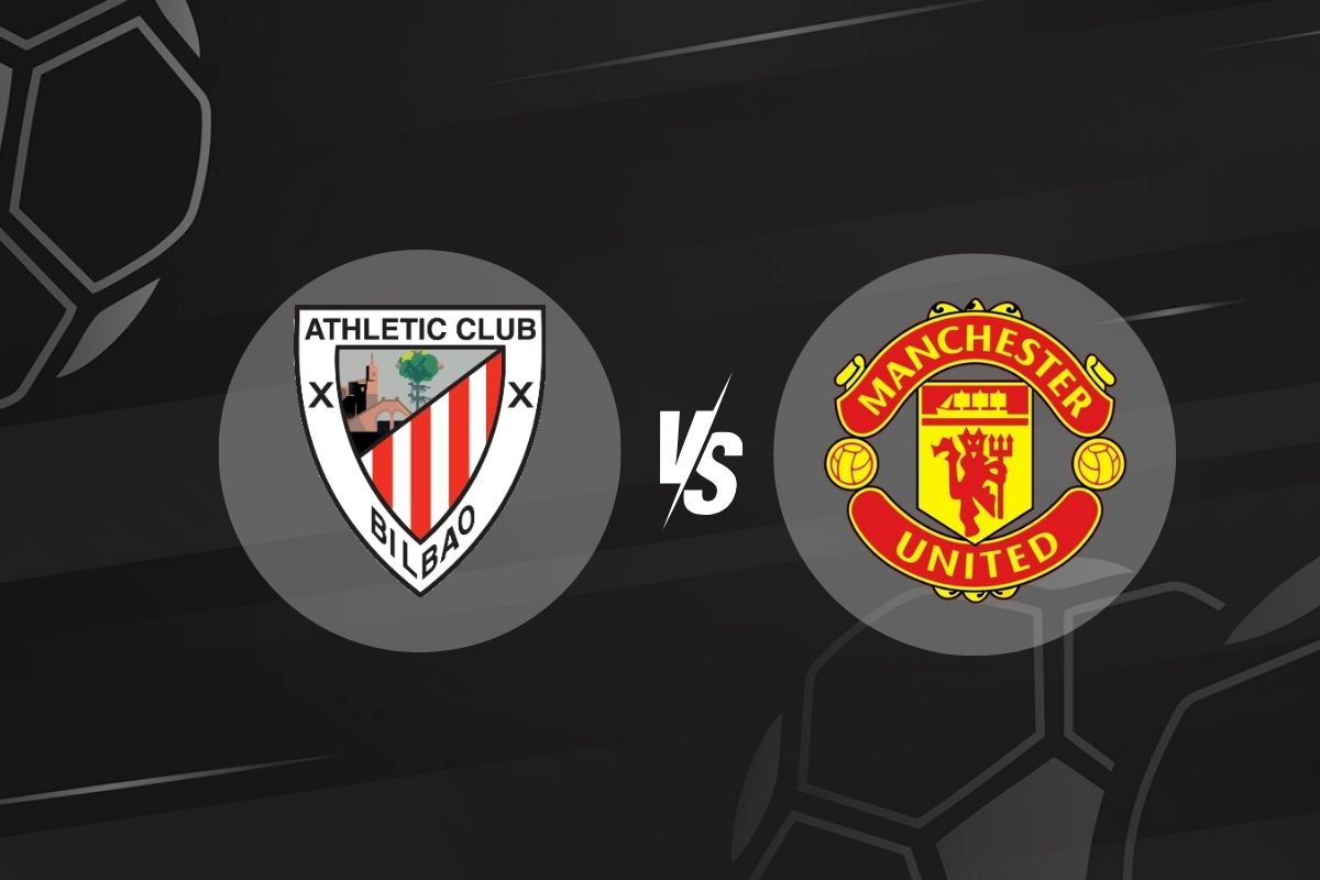Escudos de Athletic Bilbao x Manchester United