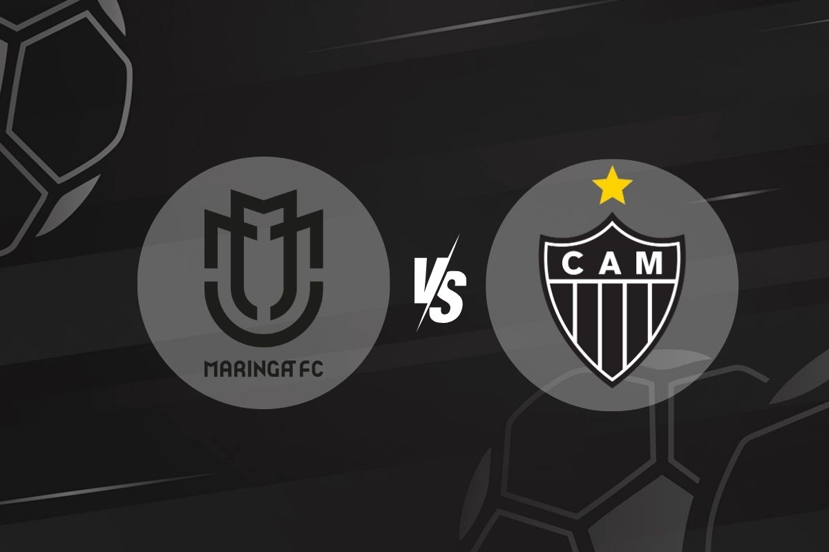 Escudos de Maringá e Atlético-MG