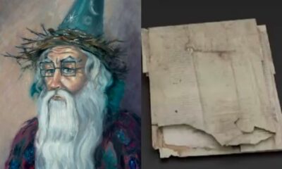 Manuscrito do século 13 faz revelações do lendário mago Merlin