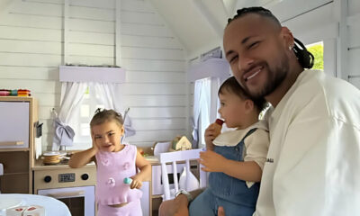Momentos de Pura Fofura! Neymar compartilha interação entre Mavie e Helena