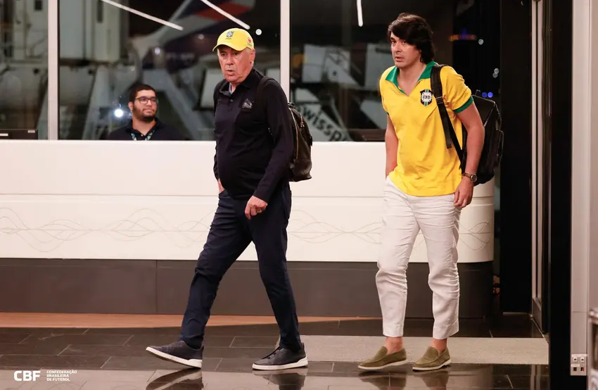 Carlo Ancelotti e Diego Fernandes