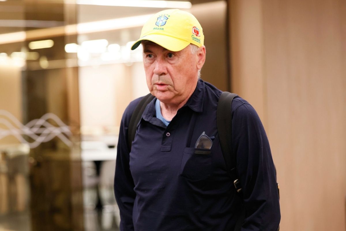 Carlo Ancelotti, técnico da Seleção Brasileira