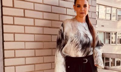 O segredo de Katie Holmes para unir luxo e bolsos gigantes (você vai querer copiar!)