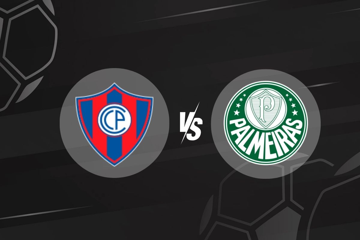 Escudos do Cerro Porteño e do Palmeiras.