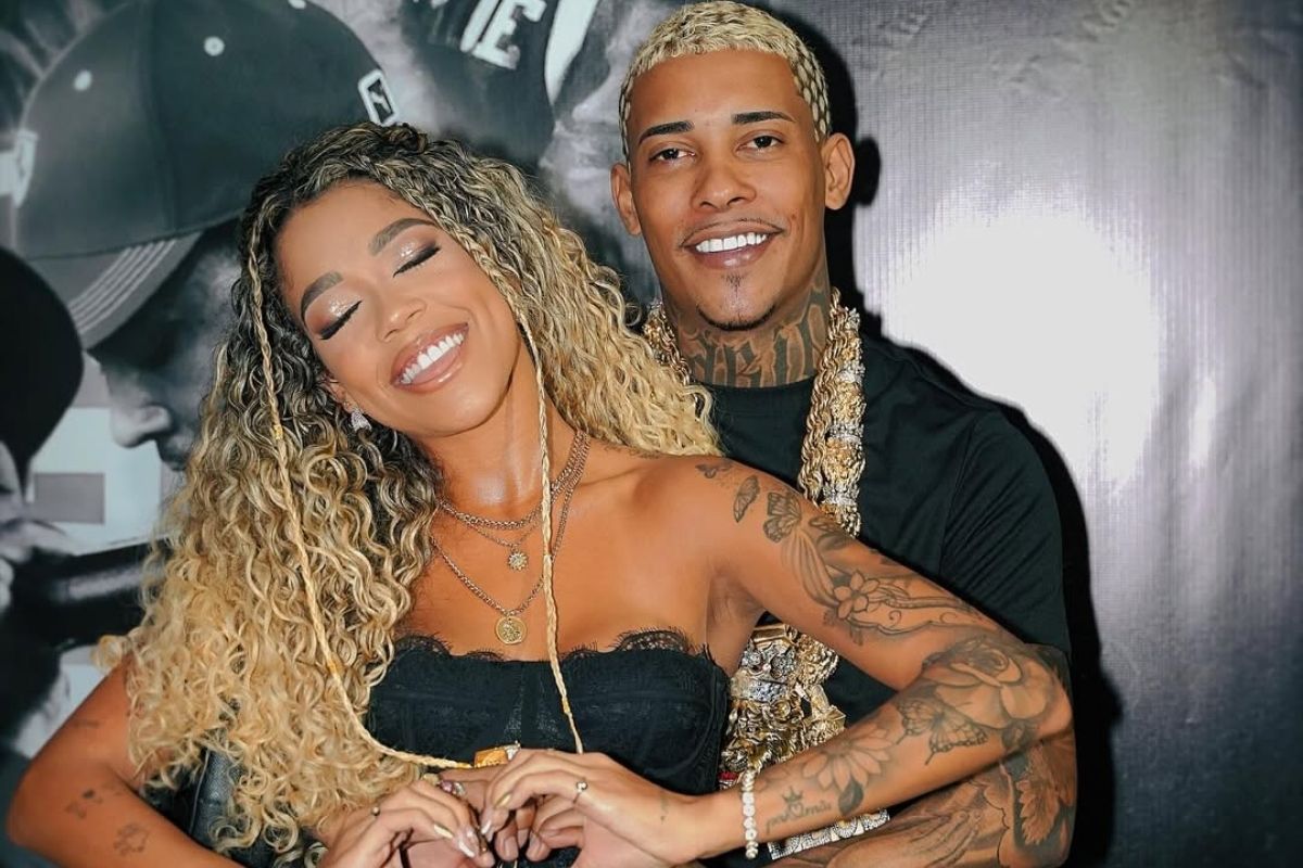 Influenciadora Vivianne Noronha e MC Poze do Rodo. Foto: Instagram