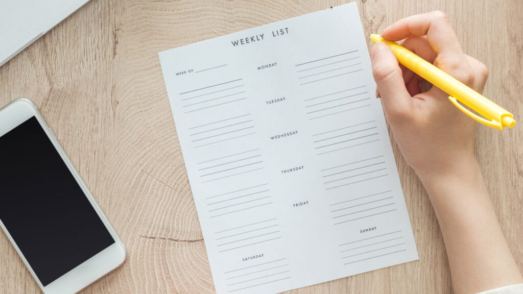 O melhor jeito de planejar sua semana em apenas 15 minutos