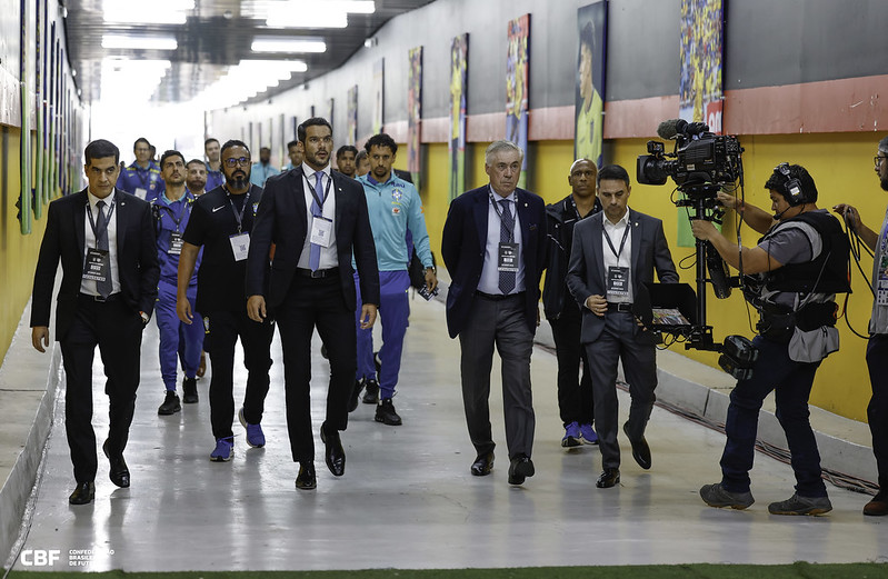 Samir Xaud e Carlo Ancelotti