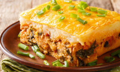 Essa receita de escondidinho que a minha mãe me mostrou fica ainda melhor com batata