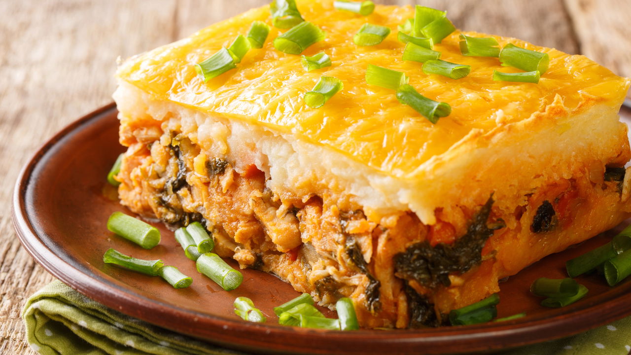 Essa receita de escondidinho que a minha mãe me mostrou fica ainda melhor com batata