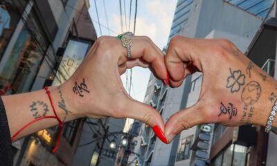 Zé Felipe e Virginia fazendo tatuagens juntos - Créditos: Instagram @zefelipe