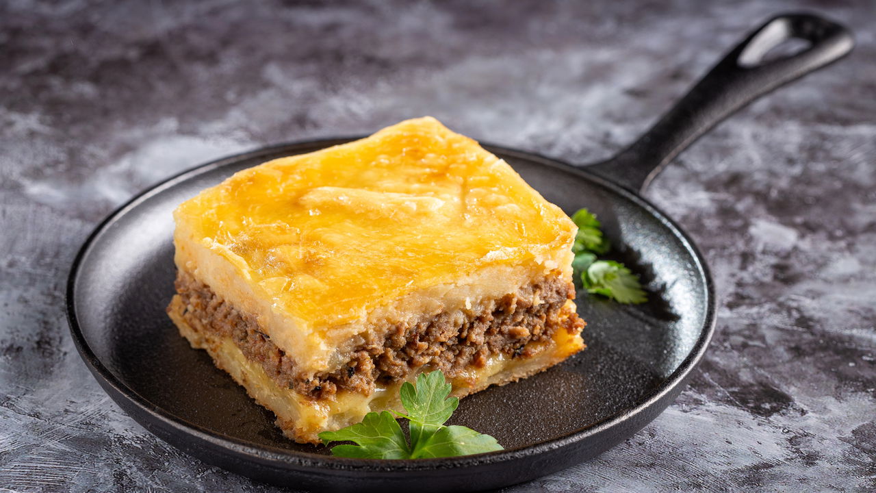 A melhor receita de torta de carne moída com purê para fazer em casa