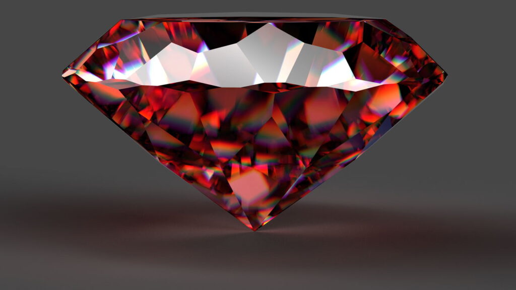 Diamante vermelho mais raro do mundo é estudado por cientistas