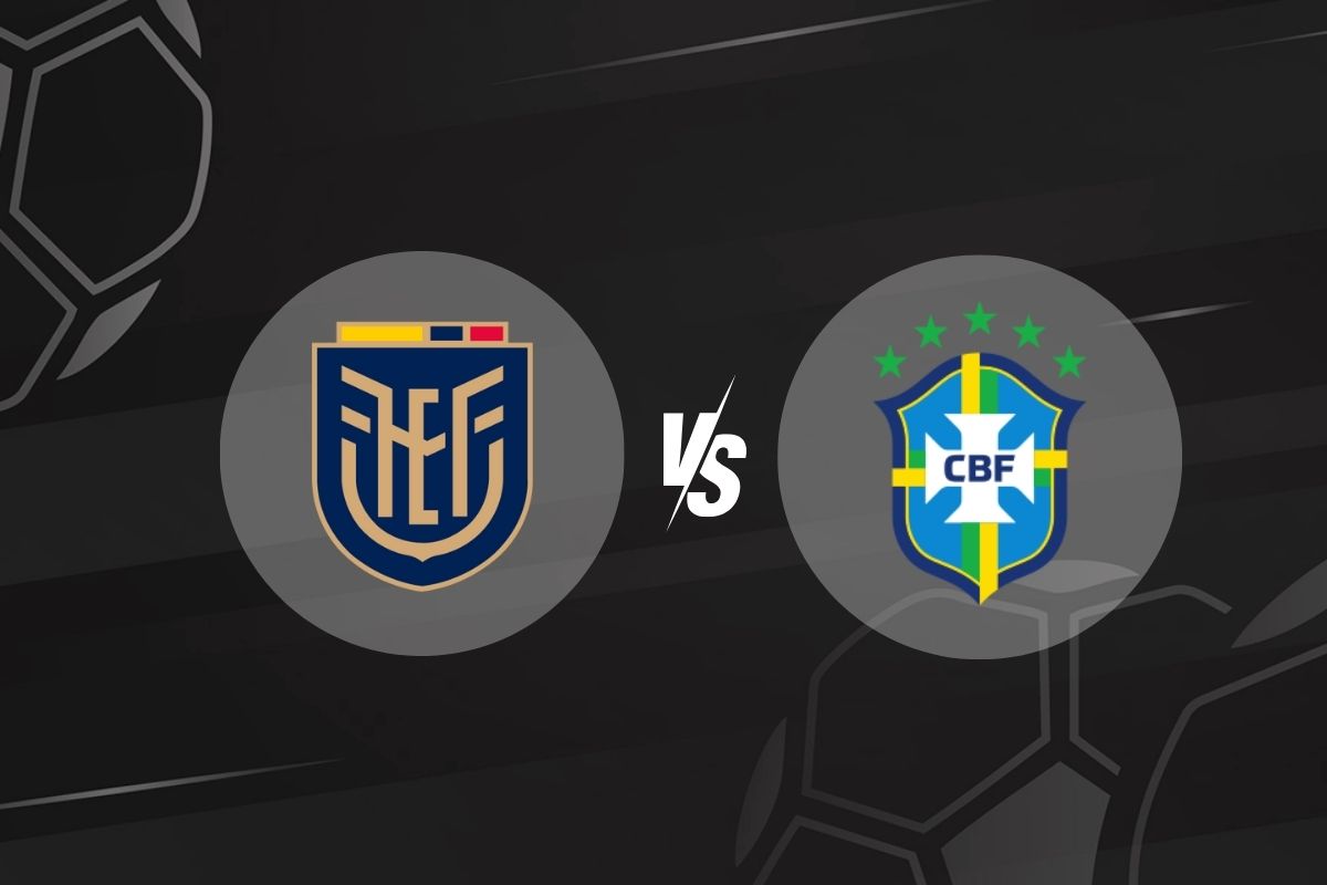 Escudos de Equador e Brasil.