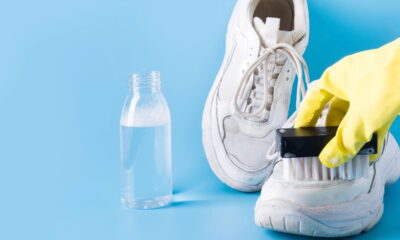 O melhor método para limpar tênis branco sem esforço