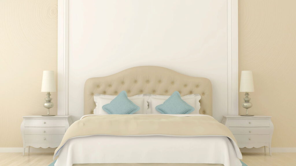 Paleta de cores certa deixa o quarto maior e elegante