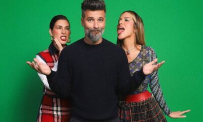 Fernanda Paes Leme, Bruno Gagliasso e Giowanna Ewbank - Reprodução Instagram
