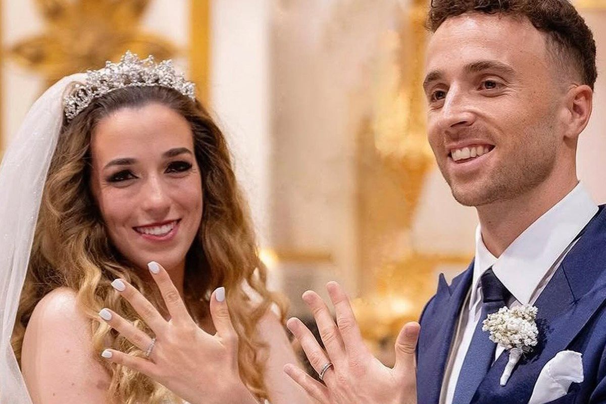 Diogo Jota e Rute Reprodução Instagram