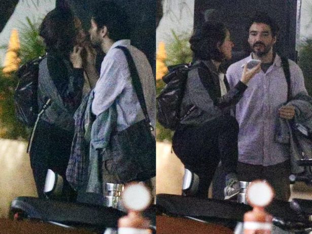 Caio Blat e mulher misteriosa: Reprodução/ redes sociais