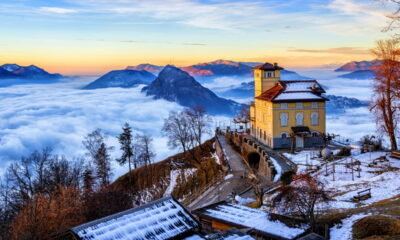 Entre montanhas e lago, essa cidade revela o lado mais encantador da Suíça
