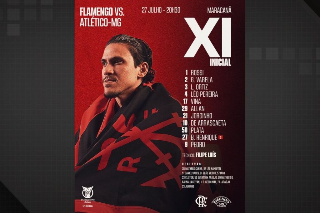 Flamengo escalação Atlético-MG