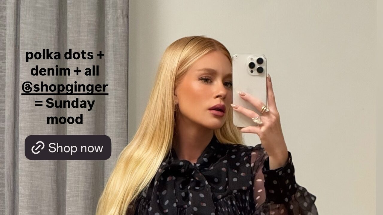 Efeito gola laço! Marina Ruy Barbosa resgata o charme dos anos 70 na moda