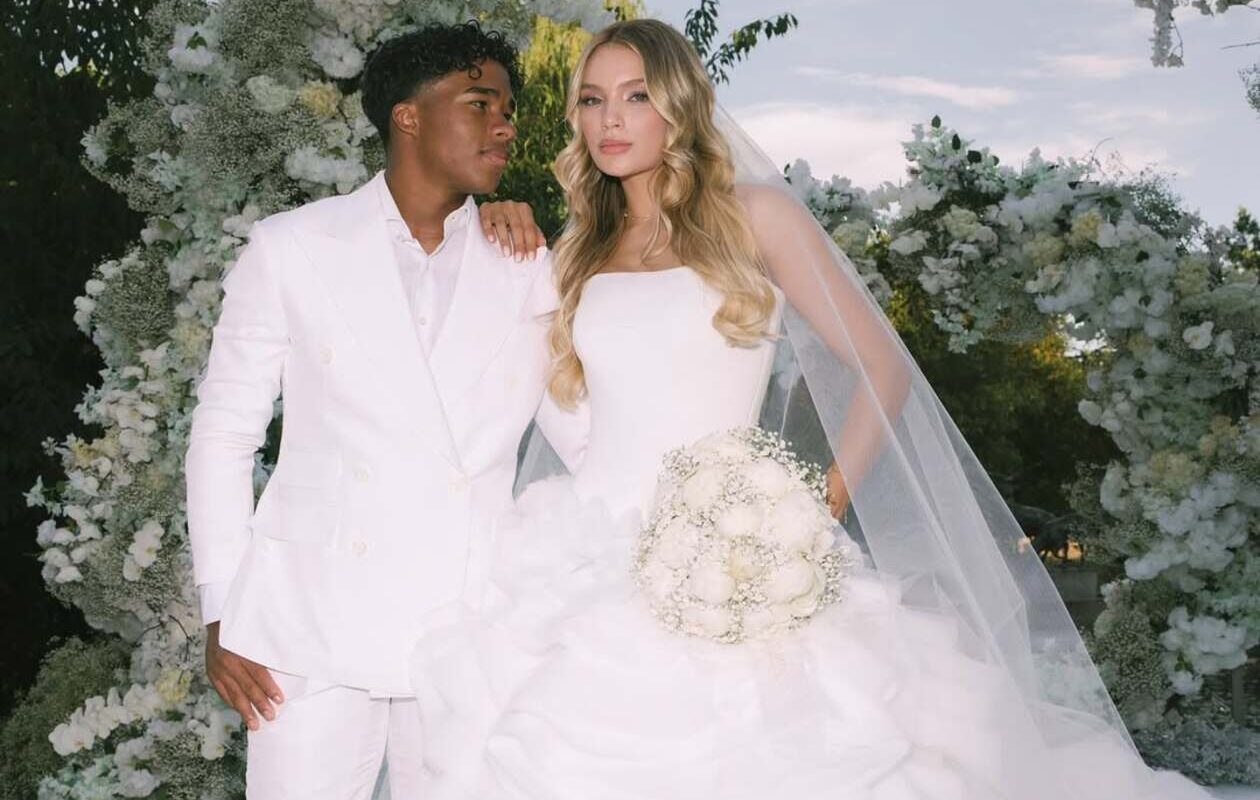 Endrick e Gabriely Miranda celebram casamento romântico