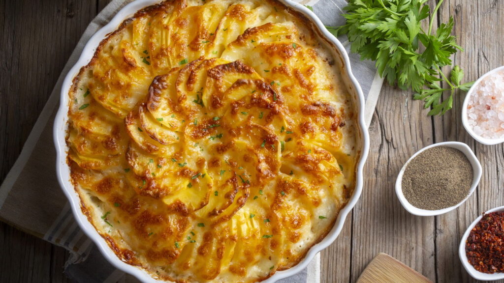 Aprenda a fazer batata gratinada cremosa com truques simples que deixam tudo mais saboroso