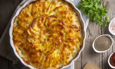 A melhor receita de batata gratinada com bacon para surpreender