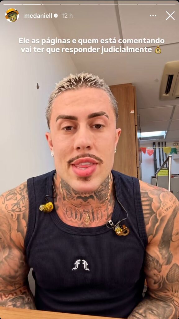 MC Daniel: Reprodução/ Instagram