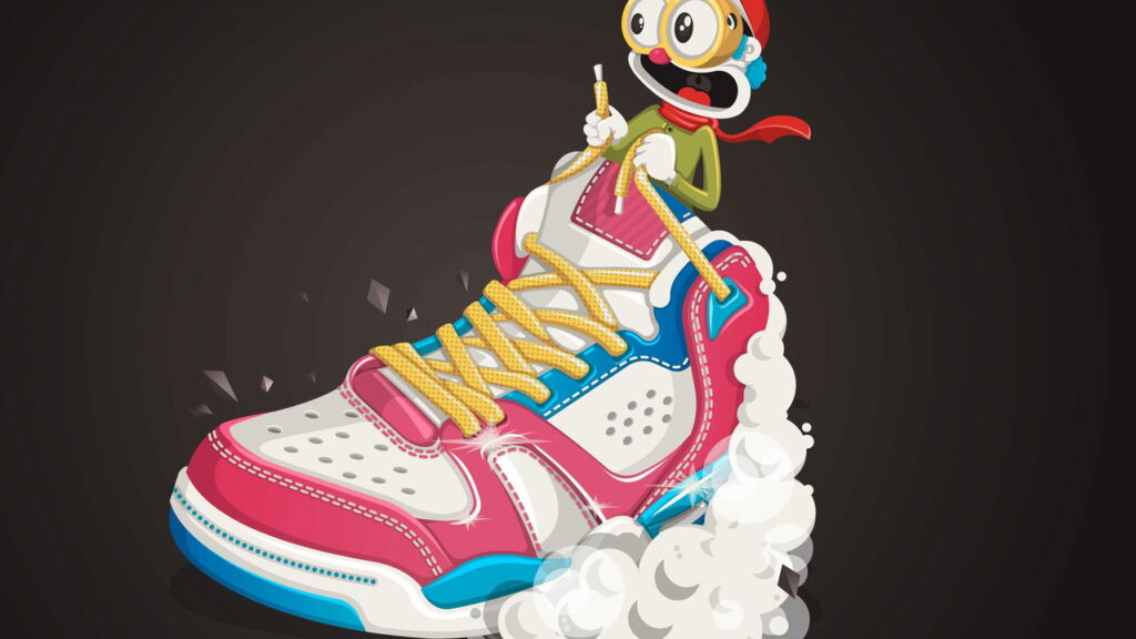 O retorno dos tênis coloridos promete dominar as ruas em 2025