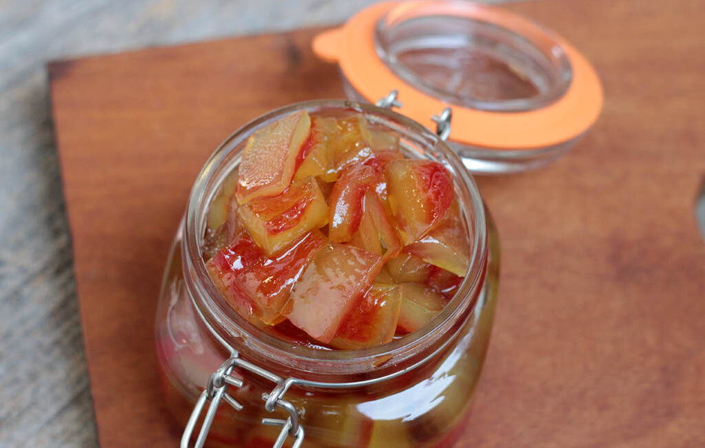 Doce de casca de melancia irresistível
