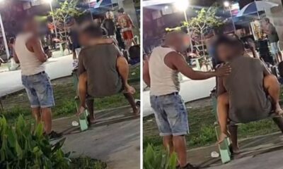 Casal flagrado em situação constrangedora no Parque de Realengo