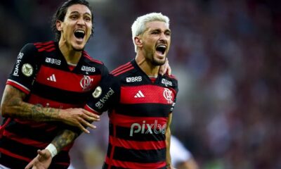Pedro e Arrascaeta, do Flamengo
