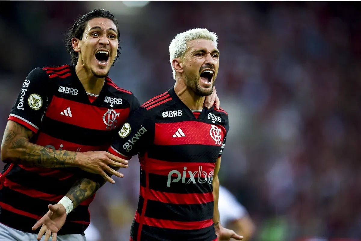 Pedro e Arrascaeta, do Flamengo