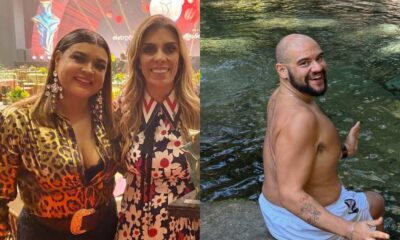 Preta Gil, Fatima Pissara e Gominho - Reprodução Instagram