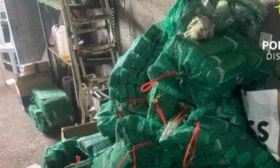 Aproximadamente 400 kg de drogas são apreendidos