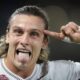 Canobbio comemorando gol pelo Fluminense.
